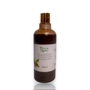 BlackSoap with Shea butter and Sandalwood (500ml)